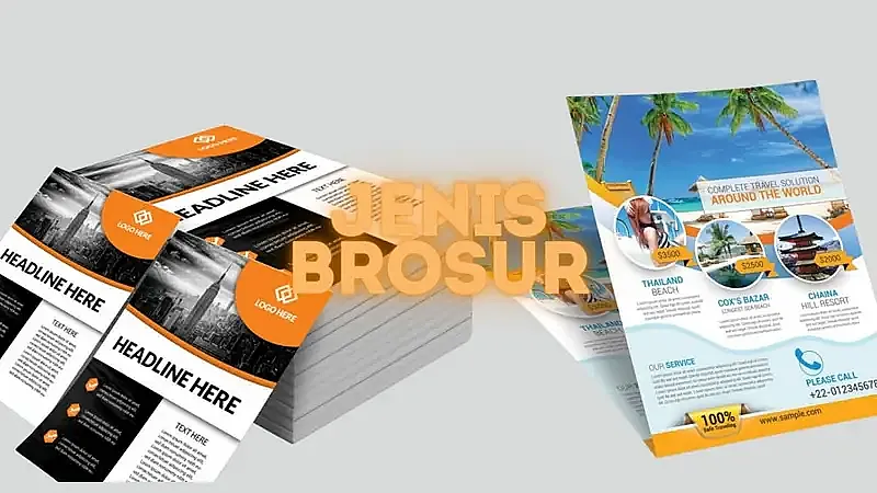 jenis brosur percetakan
