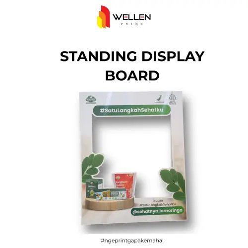Cetak Standing Display Board