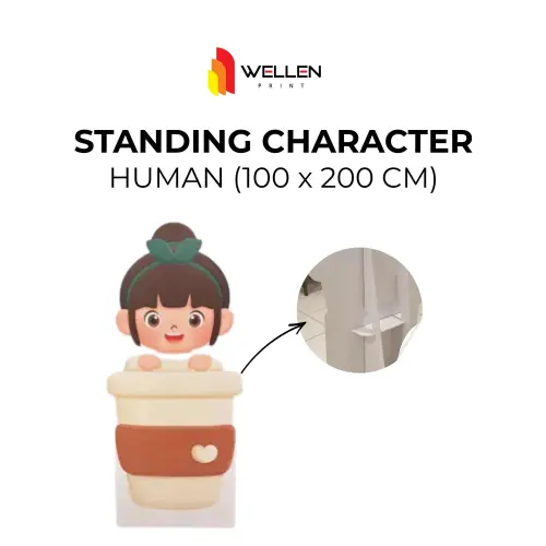Cetak Standing Character Human
