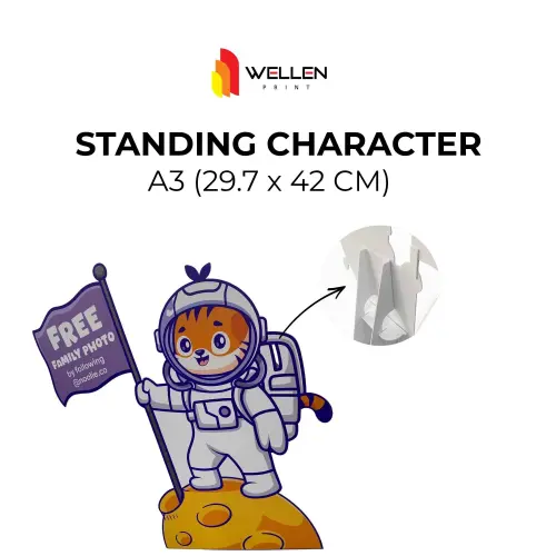 Cetak Standing Character A3
